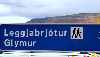Bílastæði við Botnsá og Glym - Ísland