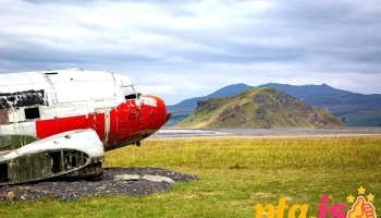 Dc-3 Airplane wreck - Eyvindarholt - Iceland - Eyvindarholt