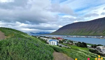 Flóðvarnarveggur - Ísafjörður