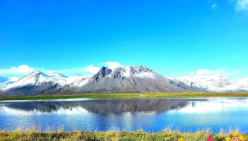 Garðavöllur undir jökli - Ísland
