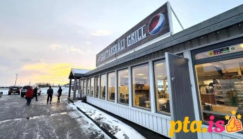 Matvöruverslun og bensínsala - Ísland