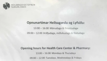 Pharmacy - Kirkjubæjarklaustur