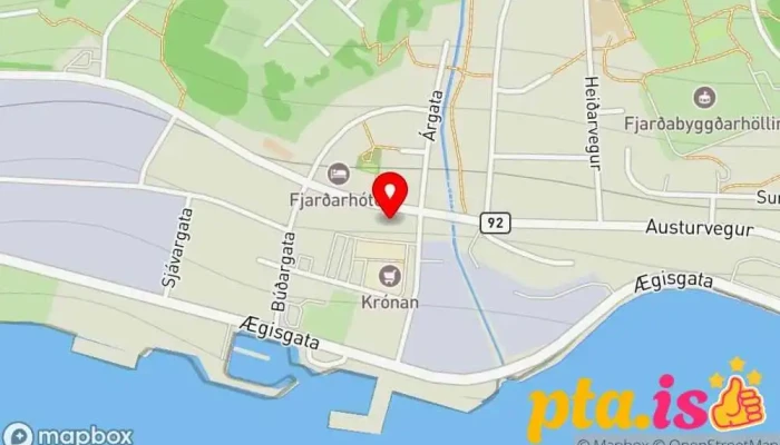 Afl Starfsgreinafelag Kort - Reyðarfjörður