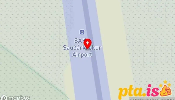 Alexandersflugvollur Kort - Sauðárkrókur