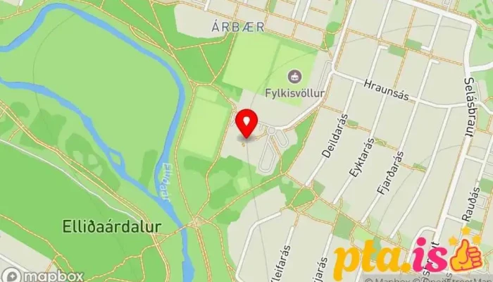 Arbaejarlaug Kort - Reykjavík