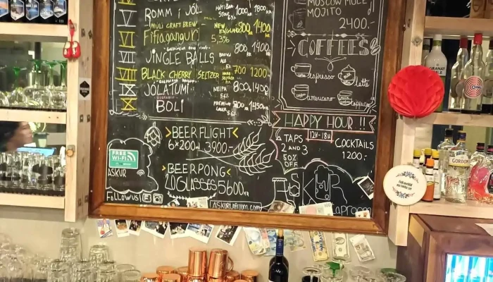 Askur Taproom -  Matsedill - Egilsstaðir