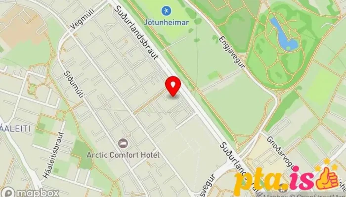 Auglysingaskilti Ehf Kort - Reykjavík