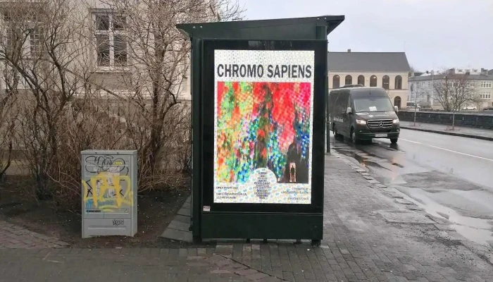 Bus Stop 1   Radhusid   City Hall Auglysing - Reykjavík