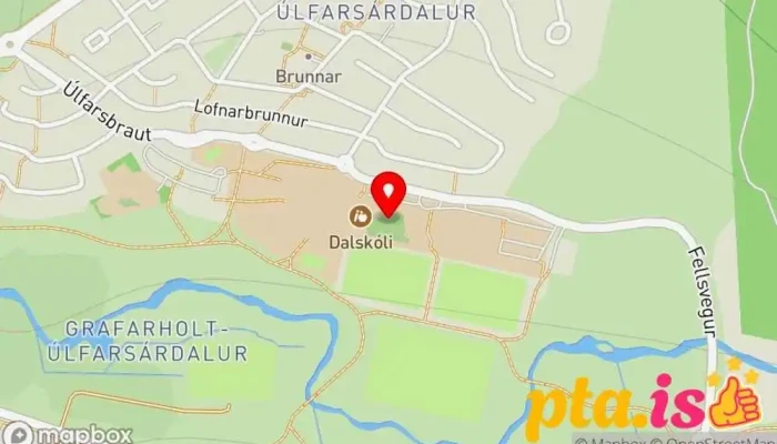 Dalslaug -  Kort - Reykjavík