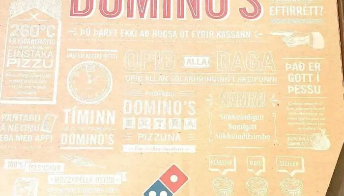 Dominos Pizza Matsedill - Hafnarfjörður