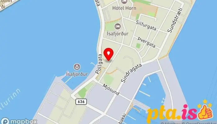 Edinborgarhusid Kort - Ísafjörður