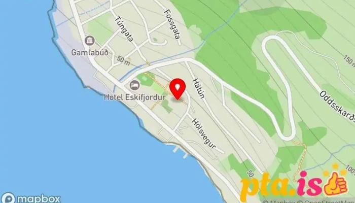 Eskifjardarskoli Kort - Eskifjorður