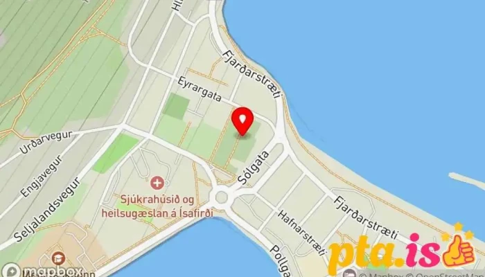 Eyrarkirkjugardur Kort - Ísafjörður