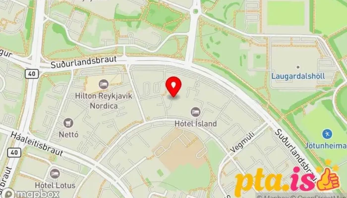 Felag Lesblindra A Islandi Kort - Reykjavík