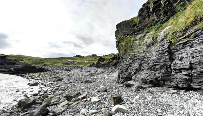 Fjoruhusid Cafe Street View 360deg - Hellnar