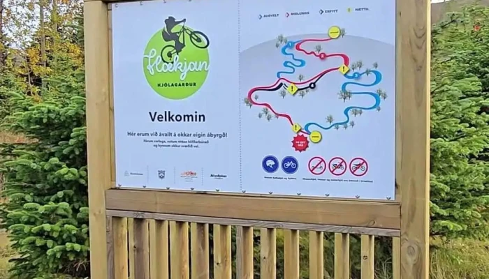 Flaekjan Hjolagardur Myndskeid - Mosfellsbær