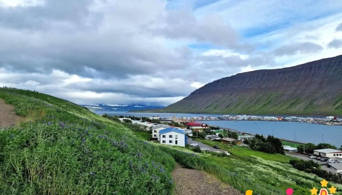 Flodvarnarveggur Ferðamannastaður - Ísafjörður