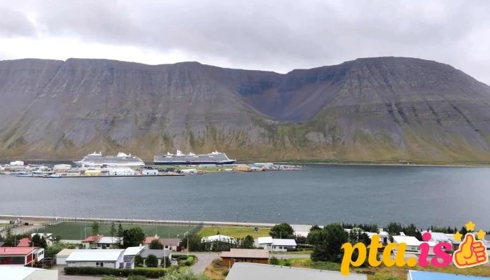Flodvarnarveggur Myndskeid - Ísafjörður