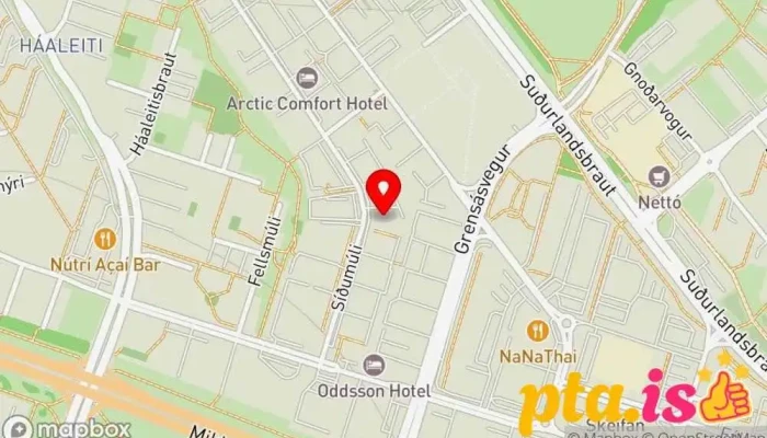 Fyrri Lifs Daleidsla Kort - Reykjavík