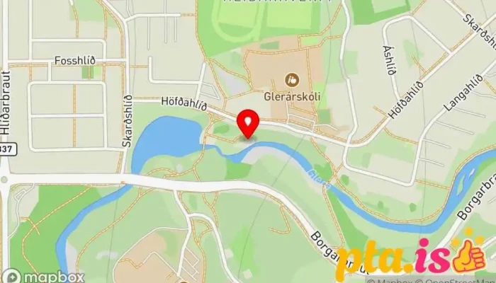 Glerarvirkjun Kort - Akureyri