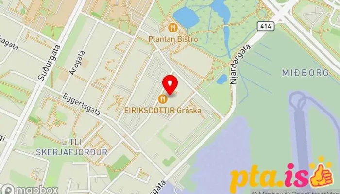 Groska Hugmyndahus Kort - Reykjavík