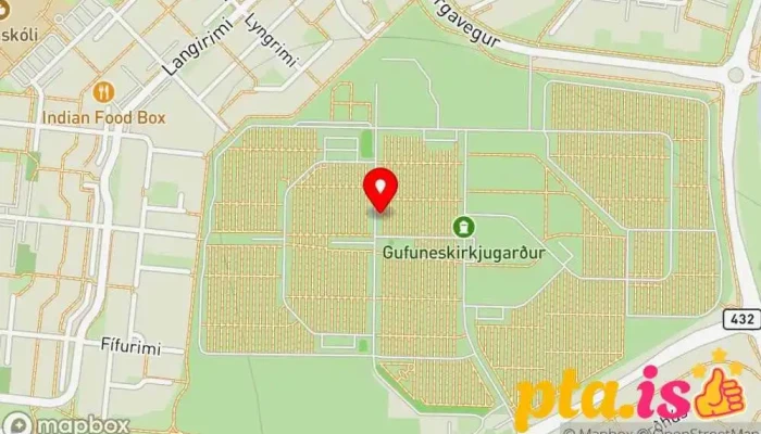 Gufuneskirkjugardur Kort - Reykjavík
