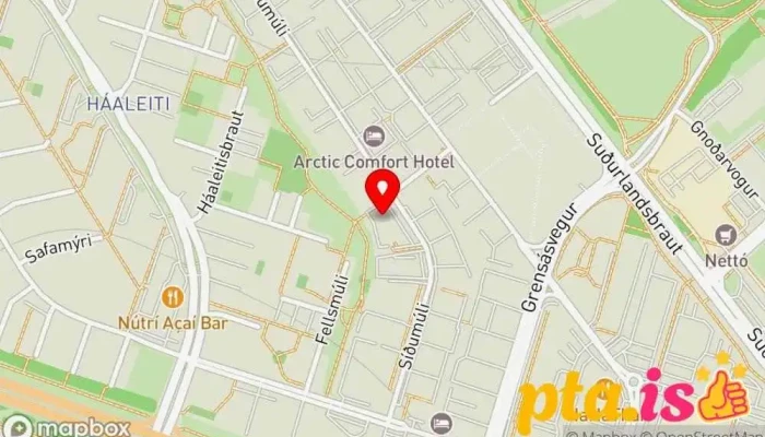 Heilbrigdisraduneytid Kort - Reykjavík