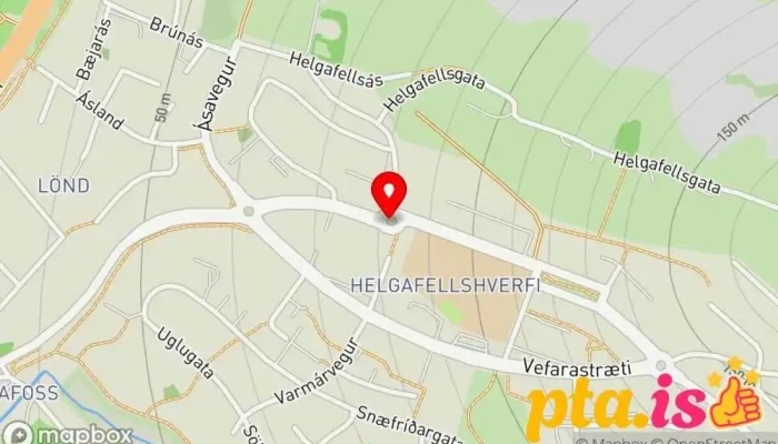 Helgafellshverfi -  Kort - Mosfellsbær