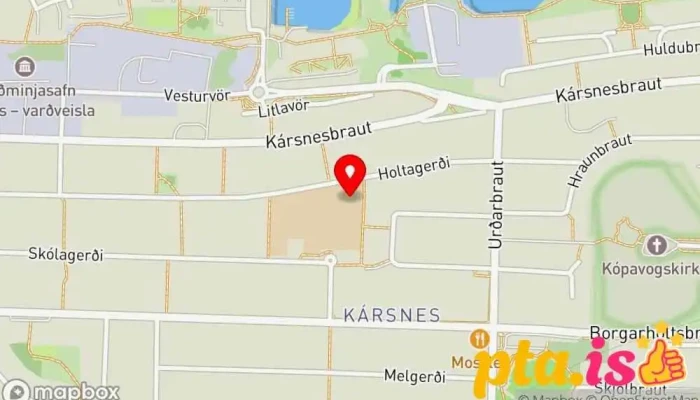 Ithrottahus Karsnesskola Kort - Kópavogur