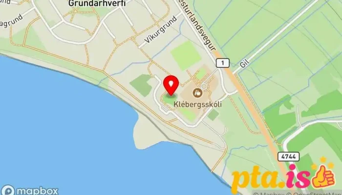 Ithrottamidstodin A Klebergi   Klebergslaug Kort - Grundarhverfi