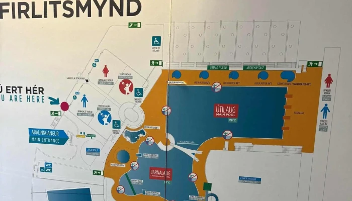 Laugardalslaug -  Simi - Reykjavík