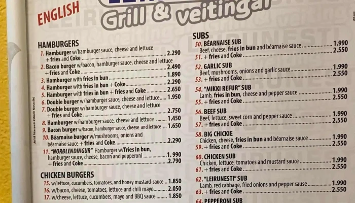 Leirunesti -  Afslættir - Akureyri