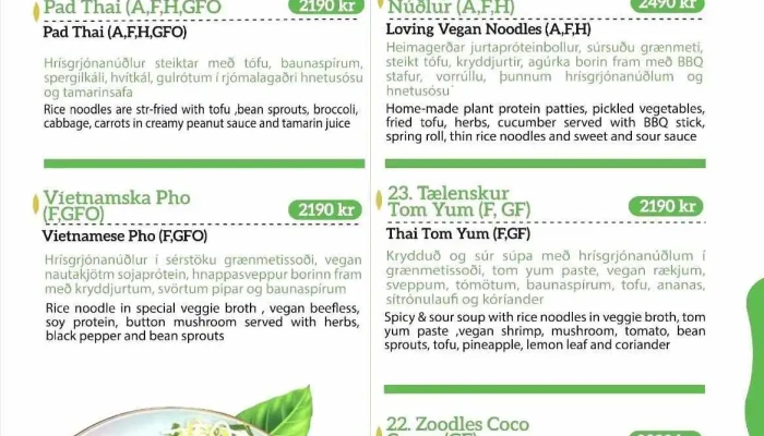 Loving Vegan -  Matsedill - Hafnarfjörður