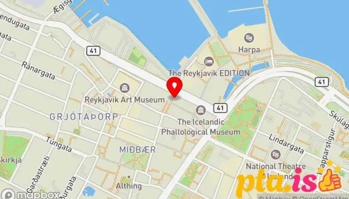 Magnea -  Kort - Reykjavík