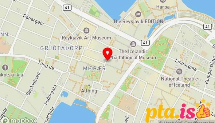 Markadstolis Kort - Reykjavík