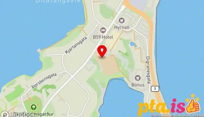 Menntaskoli Borgarfjardar Kort - Borgarnes