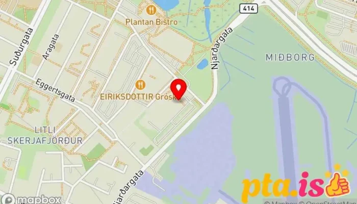Midstod I Lydheilsuvisindum Kort - Reykjavík