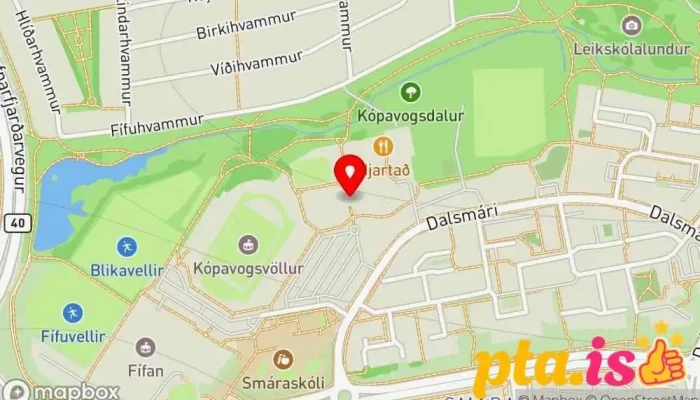 Plie Listdansskoli Kort - Kópavogur