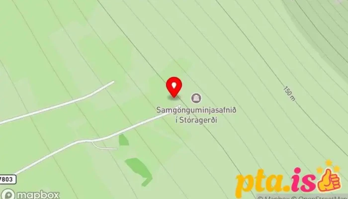 Samgongusafnid I Storagerdi Kort - Hofsós