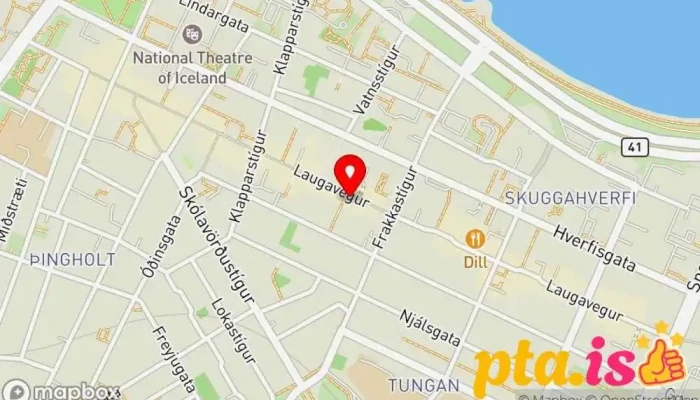 Sandholt -  Kort - Reykjavík