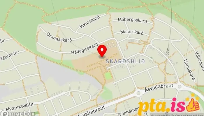 Skardshlidarskoli Kort - Hafnarfjörður