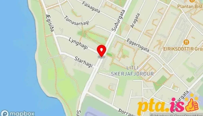 Skerjagardar Kort - Reykjavík