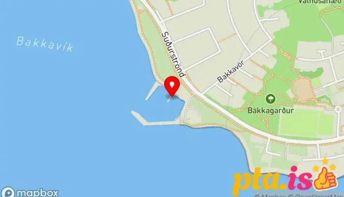 Smabatahofn Seltjarnarness Kort - Seltjarnarnes