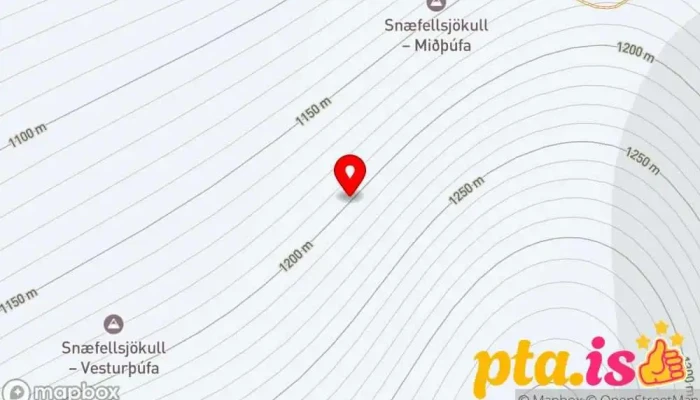 Snæfellsjökull gígur - Ísland