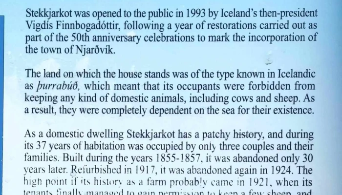 Stekkjarkot - Njarðvík