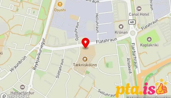 Taekniskolinn   Byggingataekniskolinn Kort - Hafnarfjörður