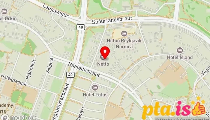Thg Verk Kort - Reykjavík