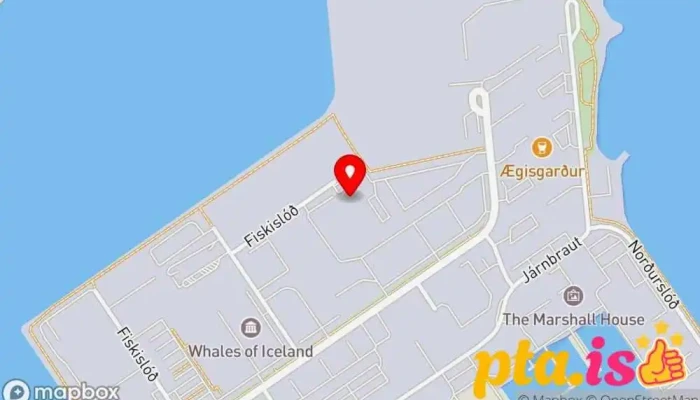 Thjonustumidstod Borgarlands Fiskislod Kort - Reykjavík