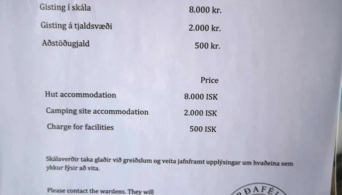 Thorsteinsskali Opið Nuna - Öskjuleið