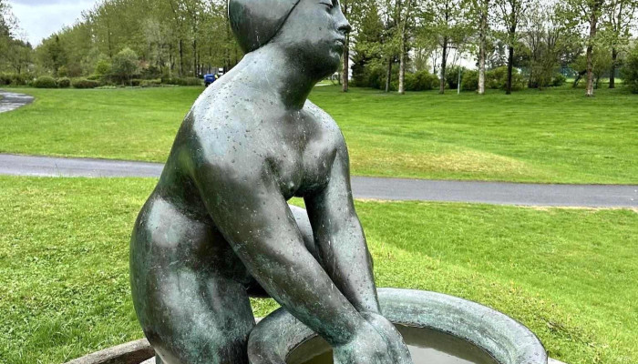 Thvottakona Skulptur - Reykjavík